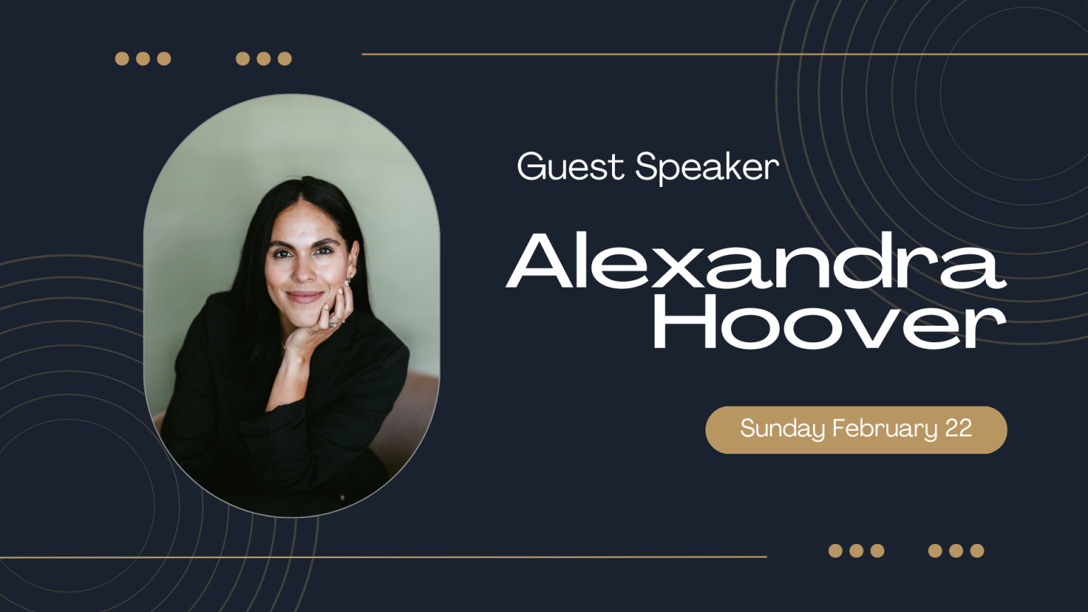 Sunday Morning Worship Service at 11:30am - Guest Speaker Alexandra ...